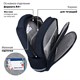 Рюкзак BRAUBERG OPTIMA, 2 отделения, с брелоком, "Night driver", 36х27х18 см, 272096 272096