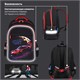 Рюкзак BRAUBERG FAVOUR, 2 отделения, 3 кармана, "Moon car", 40х29х15 см, 273123 273123