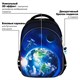Рюкзак BRAUBERG OPTIMA, 2 отделения, с брелоком, "Brave astronaut", 3D-панель, 36х27х18 см, 273159 273159