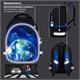 Рюкзак BRAUBERG OPTIMA, 2 отделения, с брелоком, "Brave astronaut", 3D-панель, 36х27х18 см, 273159 273159