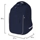 Рюкзак BRAUBERG INTENT, 2 отделения, 4 кармана, "Navy blue", 39х27х14 см, 273113 273113