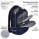 Рюкзак BRAUBERG INTENT, 2 отделения, 4 кармана, "Navy blue", 39х27х14 см, 273113 273113