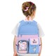 Рюкзак BRAUBERG PASTEL с термонашивками в комплекте, "Friendly bunnies", голубой, 40х29х14 см, 271423 271423
