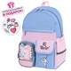 Рюкзак BRAUBERG PASTEL с термонашивками в комплекте, "Friendly bunnies", голубой, 40х29х14 см, 271423 271423