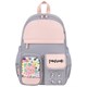 Рюкзак BRAUBERG PASTEL с термонашивками в комплекте, "Sweet paws", серый, 40х29х14 см, 272064 272064