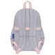 Рюкзак BRAUBERG PASTEL с термонашивками в комплекте, "Sweet paws", серый, 40х29х14 см, 272064 272064