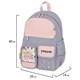 Рюкзак BRAUBERG PASTEL с термонашивками в комплекте, "Sweet paws", серый, 40х29х14 см, 272064 272064