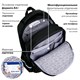 Рюкзак BRAUBERG SOFT, 2 отделения, 3 кармана, "Cool cat", СВЕТЯЩИЙСЯ, 40х31х15 см, 273118 273118