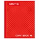 Тетрадь 48л. STAFF, Эконом, офсет №2, 60 г/м2, клетка, обложка мелованный картон, "Абсолют" 402784