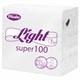Салфетки бумажные 90 штук, 22,5х22,5 см, PLUSHE Light, белые, 100% целлюлоза 115497
