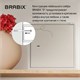 Сейф мебельный BRABIX "D-40m", 400х400х366 мм, 13 кг, ключевой замок, крепление к стене, 291164 291164