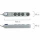 Сетевой фильтр SONNEN DX04, 4 розетки, 2 USB-порта, с заземлением, 10 А, 1,5 м, графит, 513493 513493