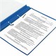 Скоросшиватель пластиковый с перфорацией STAFF, А4, 100/120 мкм, синий, 271719 271719