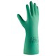 Перчатки нитриловые КЩС JETA SAFETY, хлопчатобумажное напыление, размер 10 (XL), зеленые, JN711, JN711-10-XL 700613