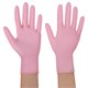 Перчатки нитриловые смотровые SFM Supersoft PINK, 100 пар (200 шт.), размер L (большой), розовые 631519