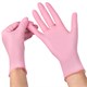 Перчатки нитриловые смотровые SFM Supersoft PINK, 100 пар (200 шт.), размер M (средний), розовые 631518