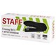 степлeр №10 STAFF "EVERYDAY", до 12 листов, с антистеплeром, черный, 228735 228735
