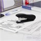 степлeр №10 STAFF "EVERYDAY", до 12 листов, с антистеплeром, черный, 228735 228735
