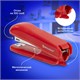 степлeр №10 BRAUBERG "SX-19", до 12 листов, с антистеплeром, красный, 228589 228589