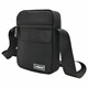 Сумка на плечо HEIKKI COMPACT (ХЕЙКИ) с карманом, черная, 20х16х5 см, 272632 272632