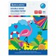 Цветная бумага А4 2-сторонняя офсетная, 32 листа 16 цветов, на скобе, BRAUBERG, 200х280 мм, Фламинго, 113541 113541 - фото 52039