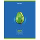 Тетрадь предметная "AVOCADO" 48 л., глянцевый лак, ЛИТЕРАТУРА, линия, подсказ, BRAUBERG, 404281 404281