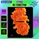 Тетрадь предметная PIGMENT 48 л., глянцевый УФ-лак, ГЕОМЕТРИЯ, клетка, подсказ, BRAUBERG, 404763 404763