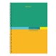 Тетрадь А4, 80 л., BRAUBERG, гребень, клетка, обложка твердая, "Color", 404055 404055