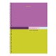 Тетрадь А4, 80 л., BRAUBERG, гребень, клетка, обложка твердая, "Color", 404055 404055
