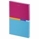 Тетрадь А4, 80 л., BRAUBERG, гребень, клетка, обложка твердая, "Color", 404055 404055