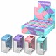 Точилка ERICH KRAUSE "City Mini", с контейнером, пластиковая, корпус ассорти, 61277 272901