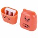 Точилка с ластиком 2 в 1 BRAUBERG KIDS "Зверушки", 2 отверстия, дизайн ассорти, 271989 271989