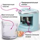 Точилка электрическая BRAUBERG DUAL (для 2 диаметров карандашей!), 4 батарейки АА, голубая, 270578 270578