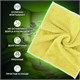 Салфетки из МИКРОФИБРЫ 30х30 см, КОМПЛЕКТ 3 шт., OVERLOCK MULTI COLOUR, 220 г/м2, LAIMA HOME, 608221 608221