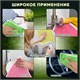 Салфетки из МИКРОФИБРЫ 30х30 см, КОМПЛЕКТ 3 шт., OVERLOCK MULTI COLOUR, 220 г/м2, LAIMA HOME, 608221 608221