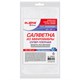 Салфетка из МИКРОФИБРЫ 40х80 см, WHITE ULTRA DENSE OVERLOCK, белая, 280 г/м2, LAIMA HOME, 608227 608227