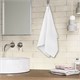 Салфетка из МИКРОФИБРЫ 40х80 см, WHITE ULTRA DENSE OVERLOCK, белая, 280 г/м2, LAIMA HOME, 608227 608227