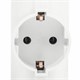Сетевой разветвитель SONNEN U-030G, 3 розетки, с заземлением, 16 А, белый, 511441 511441