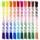 Фломастеры двусторонние утолщенные BRAUBERG "PREMIUM" "BI-COLOR", 10 шт., 20 цветов, двухцветные, вентилируемый колпачок, 151945 151945