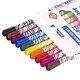 Фломастеры двусторонние утолщенные BRAUBERG "PREMIUM" "BI-COLOR", 10 шт., 20 цветов, двухцветные, вентилируемый колпачок, 151945 151945
