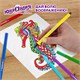 Фломастеры ЮНЛАНДИЯ "ДОМИКИ", 24 цвета, трехгранные, вентилируемый колпачок, картон, 152183 152183