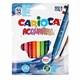 Фломастеры акварельные CARIOCA (Италия) "Aquarell", 12 цветов, наконечник-кисть, смываемые, картонный конверт, 42747 151223