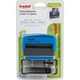 Штамп самонаборный 2-строчный, оттиск 70х10 мм, синий без рамки, TRODAT 4916DB, КАССЫ В КОМПЛЕКТЕ, 32912 235558