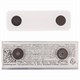 Бейдж магнитный 23х73 мм, BRAUBERG MAGNETIC, 237460 237460
