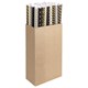 Бумага упаковочная подарочная мелованная "Golden pattern", 70x100 см, 10 дизайнов ассорти, ЗОЛОТАЯ СКАЗКА, 591912 591912