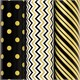 Бумага упаковочная мелованная НАБОР 3 шт., "Golden Pattern", 70х100 см, 3 дизайна, ЗОЛОТАЯ СКАЗКА, 592062 592062