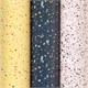 Бумага упаковочная мелованная НАБОР 3 шт., "Terrazzo", 70х100 см, 3 дизайна, ЗОЛОТАЯ СКАЗКА, 592066 592066