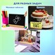Ценникодержатель деревянный (ценники, реклама, фото) 21х3х2 см, КОМПЛЕКТ 4 шт., BRAUBERG, 291315 291315