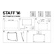 Доска магнитно-маркерная 45х60 см, металлическая рамка, STAFF ECO, 238136 238136