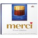 Конфеты MERCI ассорти из молочного шоколада, 250 г, ГЕРМАНИЯ, 015416-00/35/49 620678